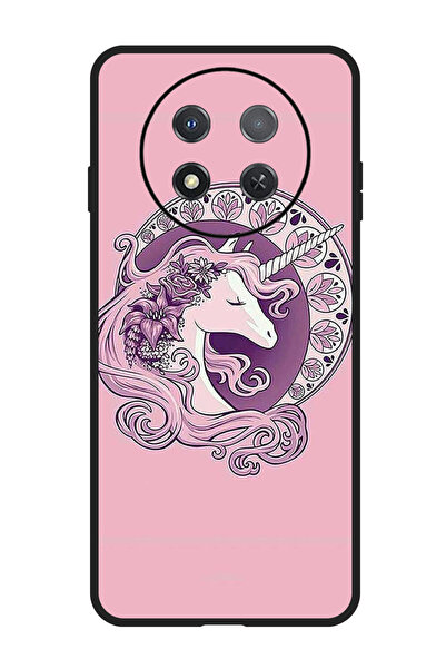 Theodor جراب واقٍ مضاد للخدش والصدمات لهاتف هواوي إنجوي 60X، وحيد القرن الوردي