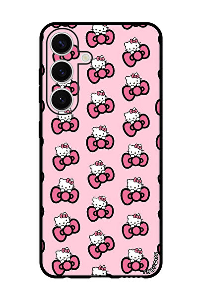 Theodor جراب واقٍ مضاد للخدش والصدمات لهاتف Samsung Galaxy S24 Hello Kitty (2)