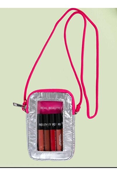 real beauty مجموعة أحمر شفاه سائل ناعم من (ريل بيوتي) - 5 قطع