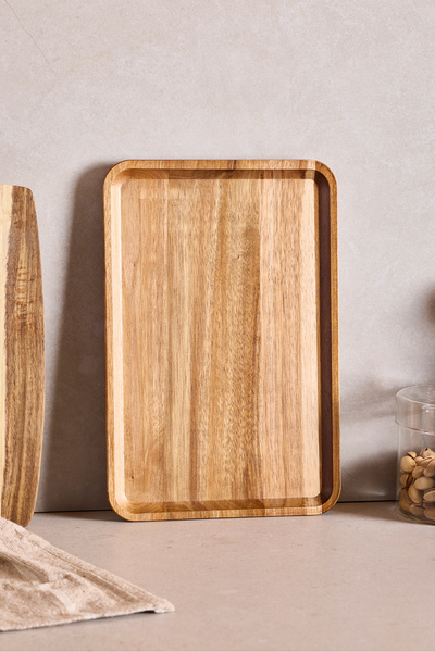 Perotti Acacia Presentation Plate 20X30 cm