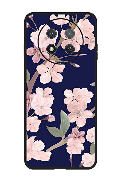 Theodor جراب واقٍ مضاد للخدش والصدمات لهاتف هواوي إنجوي 60X، زهور وردية باللو...