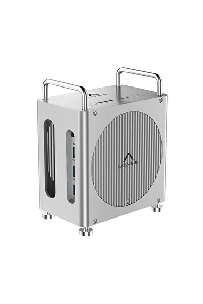 Acasis 8in1 Mac Mini M4 Workstation Thunderbolt 42x DP 4K Güç Düğmesi 30W PD SSD Kutusu (TB1201)