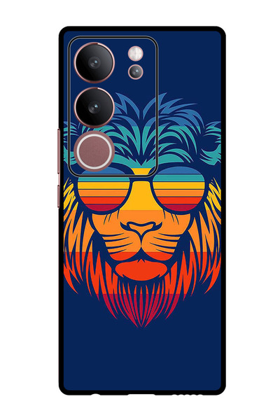 Theodor جراب واقٍ مضاد للخدش والصدمات لهاتف Vivo S17 - S17 Pro Lion