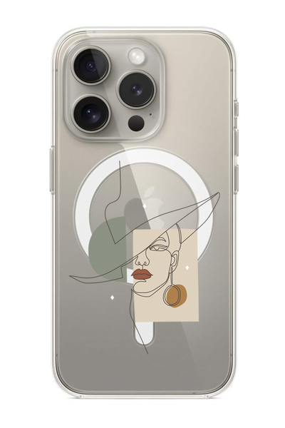 Theodor غلاف لهاتف iPhone 15 Pro Max متوافق مع MagSafe، غطاء ممتص للصدمات مقا...