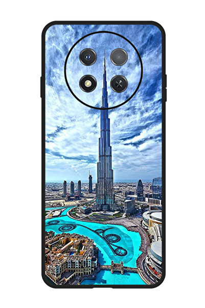 Theodor جراب واقٍ مضاد للخدش والصدمات لهاتف هواوي إنجوي 60X برج خليفة في النهار