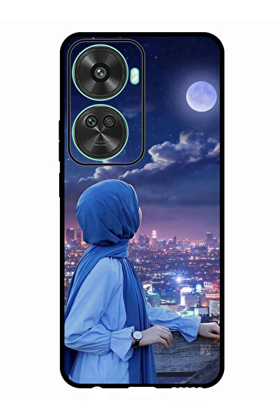 Theodor جراب واقٍ مضاد للخدش والصدمات لهاتف هواوي نوفا 11 إس إي، فتاة محجبة ت...