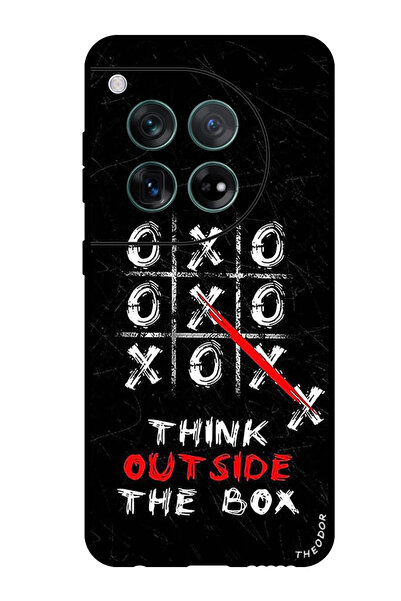 Theodor جراب واقٍ مضاد للخدش والصدمات لهاتف OnePlus 12، فكر خارج الصندوق