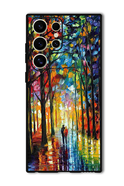 Theodor Protective Case For Samsung Galaxy S24 Ultra Colorful Art Couple