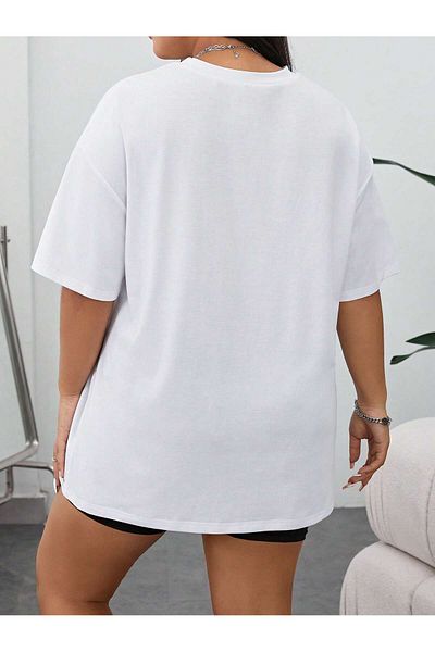 DAXİS Sportwear Company Women's Plus Size Relaxed Fit T-Shirt