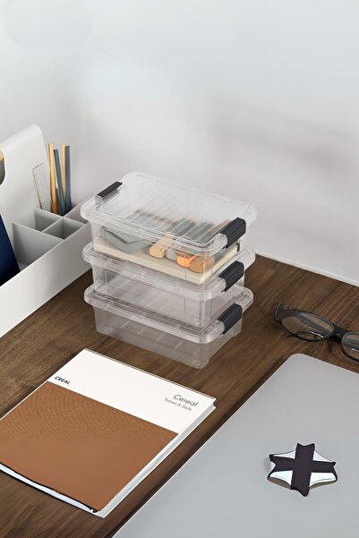 EWs 6-Piece Transparent Storage Box & Organizing Box 1 Lt