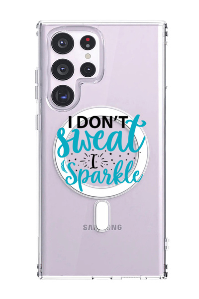 Theodor غلاف لهاتف Samsung Galaxy S23 Ultra متوافق مع MagSafe، غطاء مقاوم للصدمات لا أتعرق، أتألق