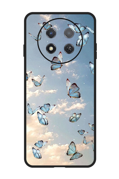 Theodor جراب واقٍ مضاد للخدش والصدمات لهاتف Huawei Enjoy 60X فراشة في السماء