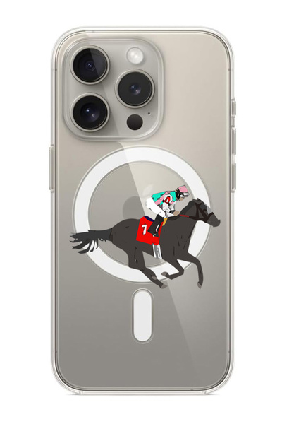 Theodor غلاف لهاتف iPhone 15 Pro مقاس 6.1 بوصة متوافق مع MagSafe، غطاء ممتص ل...