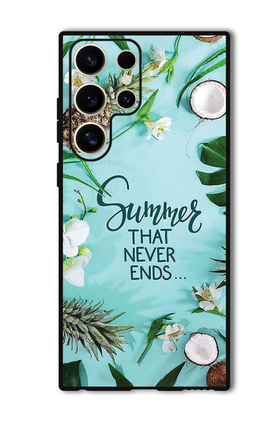 Theodor جراب حماية لهاتف Samsung Galaxy S24 Ultra صيف لا ينتهي أبدًا