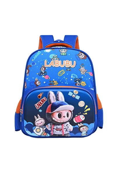 OEM Ghiozdan pentru scoala primara, model desene animate Labubu, 34 x 28 x 10 cm