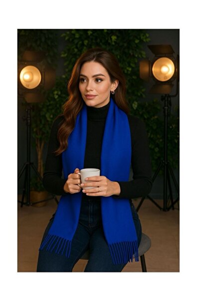 MERVESTORE Tasseled Wide Shawl - Soft, Ideal for Cold Weather