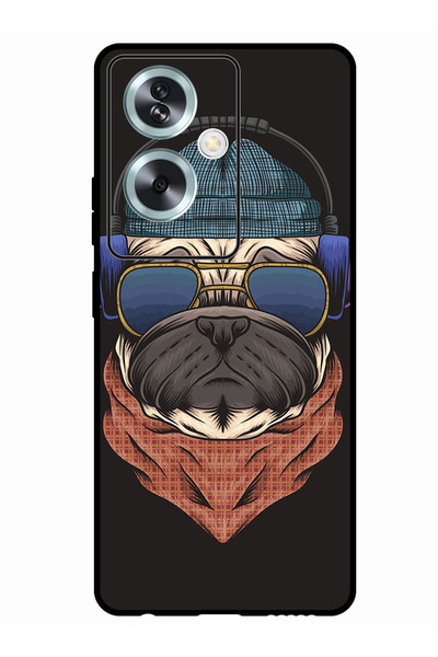 Theodor جراب واقٍ مضاد للخدش والصدمات لهاتف Oppo A79 5G Swag Bull Dog