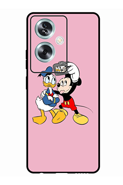 Theodor جراب واقٍ مضاد للخدش والصدمات لهاتف Oppo A2 ميكي دونالد سيلفي