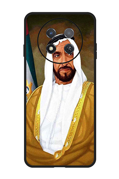 Theodor جراب واقٍ مضاد للخدش والصدمات لهاتف هواوي إنجوي 60X، لوحة الشيخ زايد