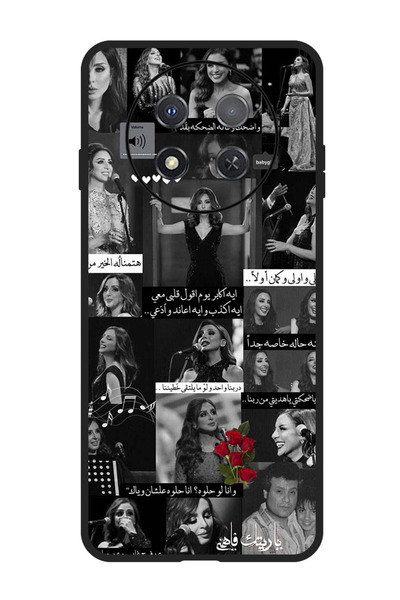 Theodor جراب حماية مضاد للخدش والصدمات لهاتف هواوي إنجوي 60X اقتباسات عربية