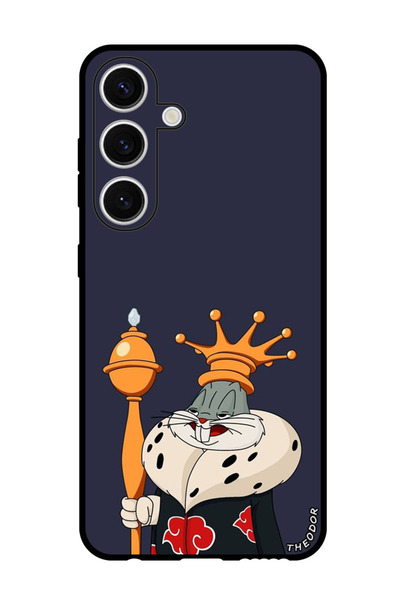 Theodor جراب واقٍ مضاد للخدش والصدمات لهاتف Samsung Galaxy S24 دونالد كينج