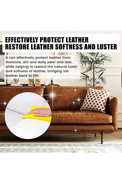 erorex Leather Cleaner Conditioner, Leather Recoloring Balm Restore, Car Leather Seat Renovation Paste,