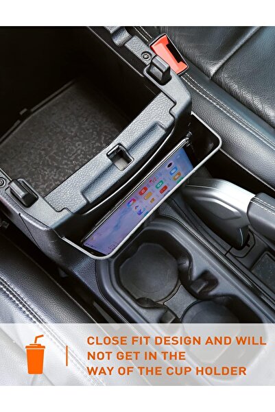 erorex Center Console Hanging Storage Organizer, Armrest Abs Tray 2018-2024 Jeep Wrangler Jl Jlu 4Xe Jeep