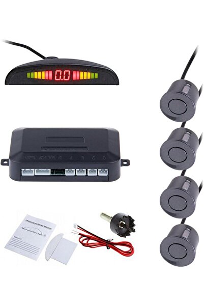 erorex Tiemahun Led Parking Sensors Car Auto Vehicle Reverse Backup Radar System, Sound Warning, Water