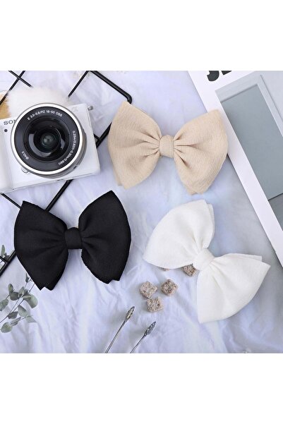 erorex 3Pcs Baby Girls Nylon Headbands Newborn Bows Handmade Hair Bands Accessories Infant Toddlers Kids