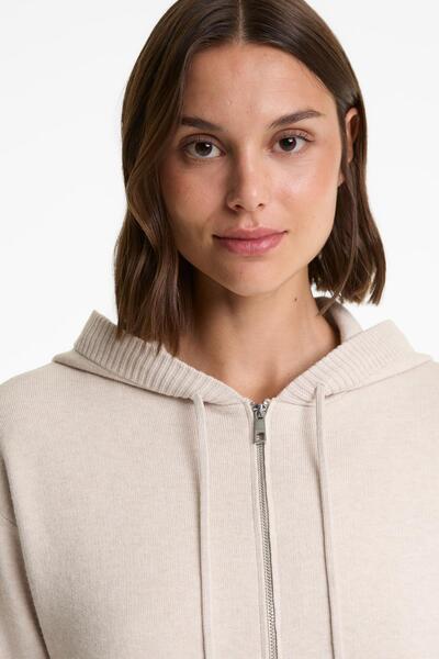 Oysho Hooded cardigan