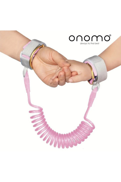 Onomo Child Baby Anti-Lost Walking Safety Belt Mother Wristband Handcuffs Safety Wristbandsteel