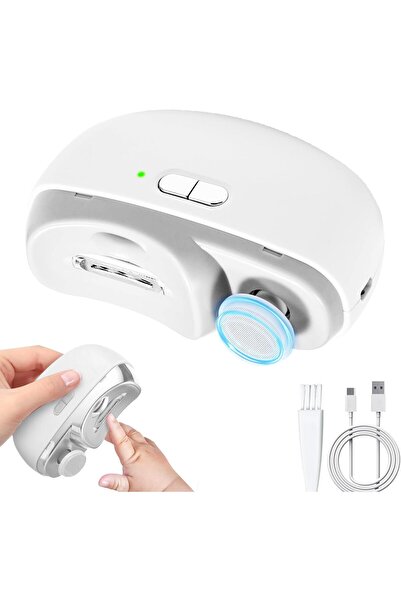 erorex مقص أظافر كهربائي 3 1 مقص أظافر للأطفال مزود بضوء LED وجهاز تجميع الأظافر من النوع C وشحن بسرعتين وآمن