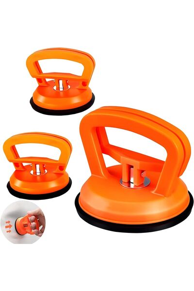 erorex أداة سحب صدمات السيارة الربيعية، مجموعة من 3 قطع بمقبض سحب صدمات الشفط، مزيل قوي لصدمات السيارة،