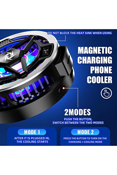 erorex Phone Cooler Gaming Streaming Radiator Semiconductor Cooling Cell Phone Cooling Fan Portable Phone