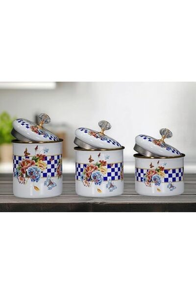 AC BOX Home Allegro Enamel Spice Rack Set Ac Box 861931
