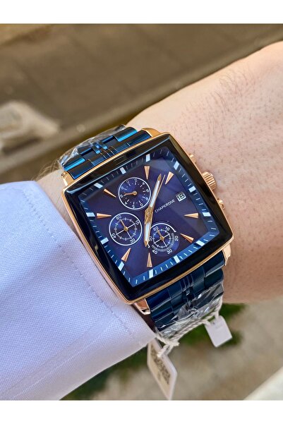 Reward Chaperone Erkek kol saati su geçirmez çelik kasa kordon Bileklik hediye