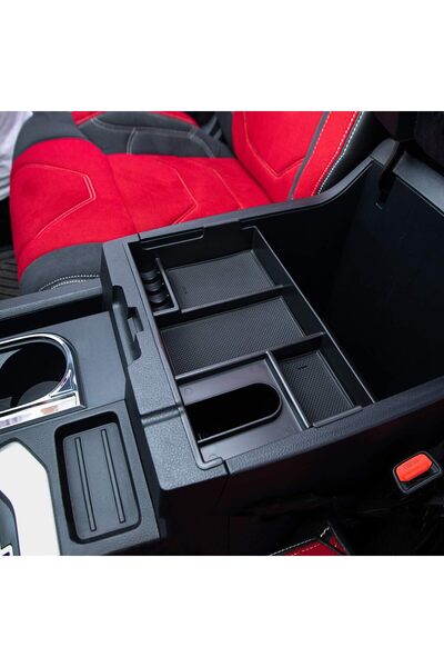 erorex Compatible Toyota Tundra Accessories 2007-2021 Center Console Organizer,Armrest Box Secondary