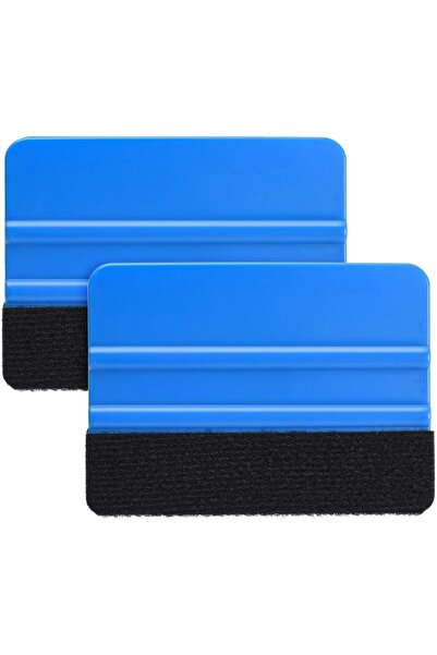 erorex ممسحة حافة اللباد، عبوتان، 10×7.3 سم، ممسحة بلاستيكية من البولي بروبيلين، مكشطة فينيل، أداة وضع الملصقات، نافذة