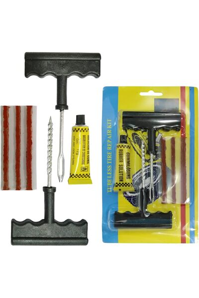 erorex Tubeless Tire Puncture Plug Repair Tool Kit For Car/Bike