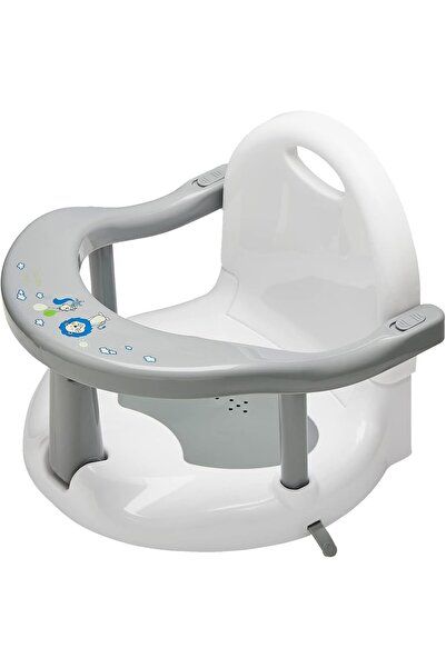 erorex Foldable Bath Seat Non Slip Bathtub Seat Sitting Up Cute Shape 360 Degrees Surround Suction Cups