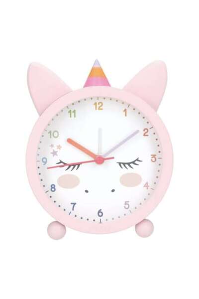 MASHASHOP Alarm Clock, Unicorn Model, Light Pink