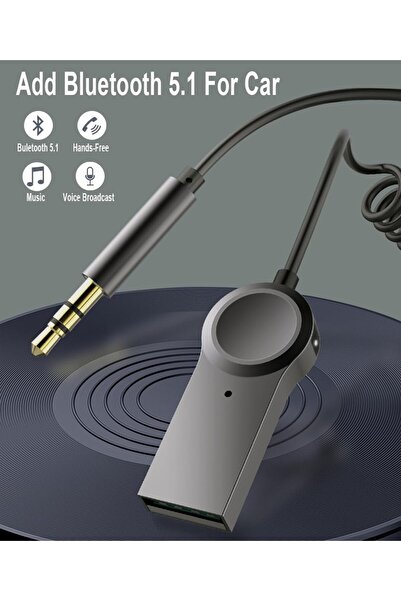 erorex محول Aux Bluetooth 5.1، محول صوت لاسلكي عالي الدقة Bluetooth 5.1 Audiophile USB Dac