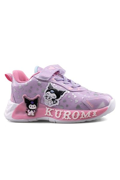 kuromi 725 Orthopedic Girl's Preschool Lilac Lighted Sneaker