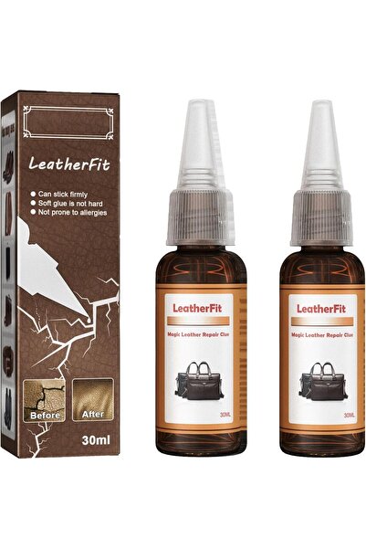 erorex Leather Repair Glue, 2 Pack Clear Permanent Adhesive Leather, Fabric, Ceramic, Porcelain Repair,