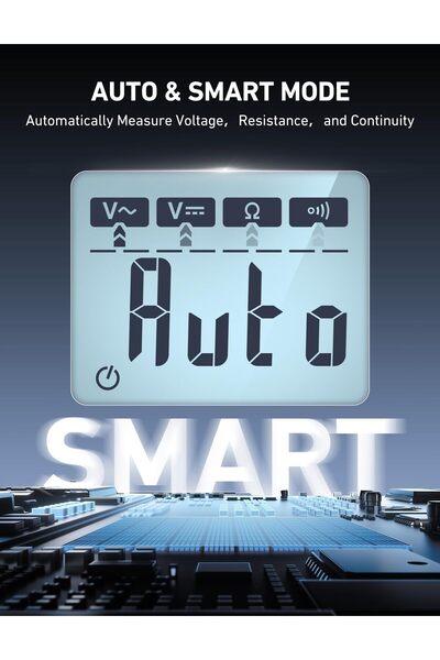 erorex جهاز قياس متعدد القياسات من أسترواي، 2000 عداد، وضع قياس ذكي، مقياس فولت رقمي تلقائي النطاق، سريع