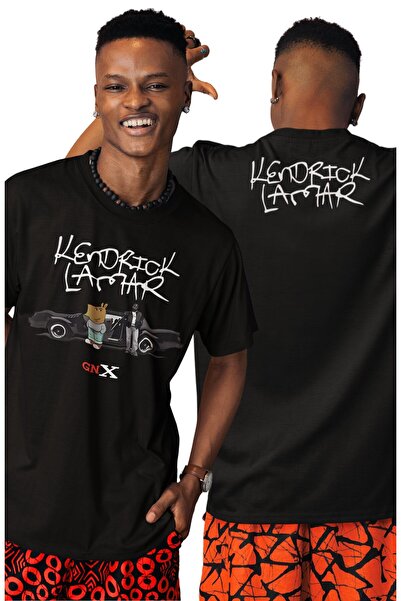 Fuddy Moda تي شيرت مطبوع عليه Gnx Kendrick Lamar Ense للجنسين، تي شيرت كبير ا...