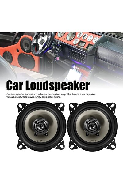 erorex Vextr0N 4-Inch Two-Way Coaxial Speakers, 280W Peak Power, 70W Continuous Power, 90Db Sensitivity, 4