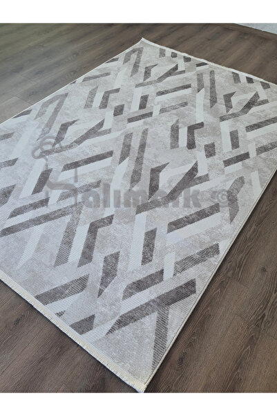 Dinarsu Halımark Anka 77317-095| Beyaz Gri Halı| Salon Mutfak Yatak Odası Hol