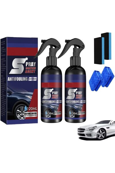 erorex عامل تجديد الطلاء، 2 قطعة من بخاخ إصلاح نانو السيارات، بخاخ عامل الطلاء، شمع طلاء السيارات