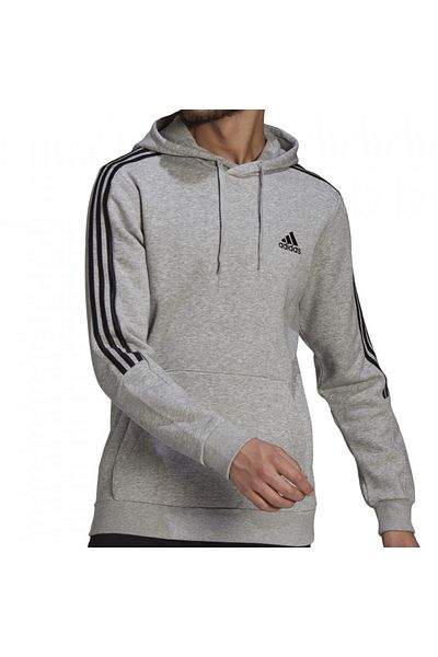 adidas Men's Essentials Cut 3-Stripes Hoodie